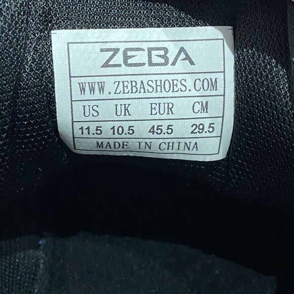 Zeba Shoes Hands Free Athletic Walking Shoes Midnight Blue Knit Men’s 11.5 main image 7